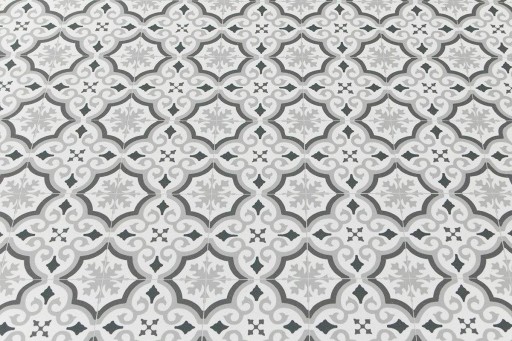 šírka 1,5 m ŠEDÝ KOBEREC PVC ARTEFAKT PATCHWORK BOHO NA OKNO