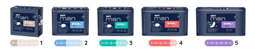 SENI MAN LIGHT (Level 1) vložky do topánok pre mužov 15 ks