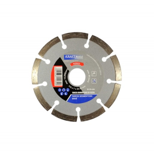 SEGMENTOVANÝ DIAMANTOVÝ REZNÝ ČEPEL VLNA 115x7x22,23 mm KD923