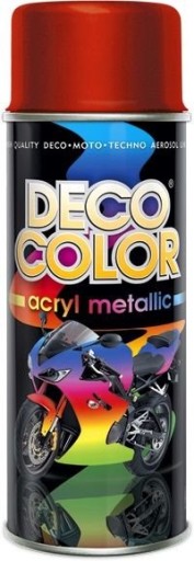 DECO METALICKÝ LAK 400ML ČERVENÝ