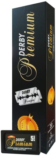 Žiletky Derby PREMIUM, celé BALENIE - 5 ks.