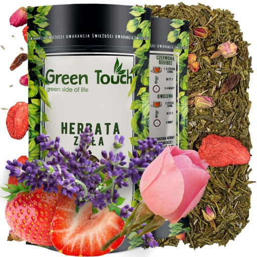 Sencha zelený čaj JAHODY V ŠAMPANSKOM 50g