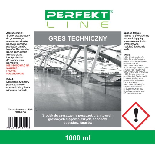 Gres Technický čistiaci prostriedok na podlahy 1L