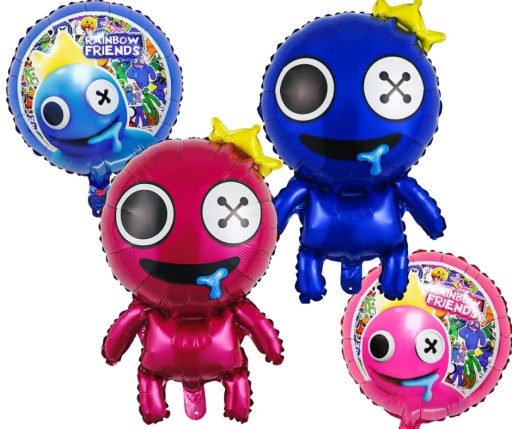 Narodeninová súprava balónov RAINBOW FRIENDS ROBLOX x18