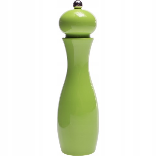 Ručný mlynček na korenie a soľ, 18 cm, zelený