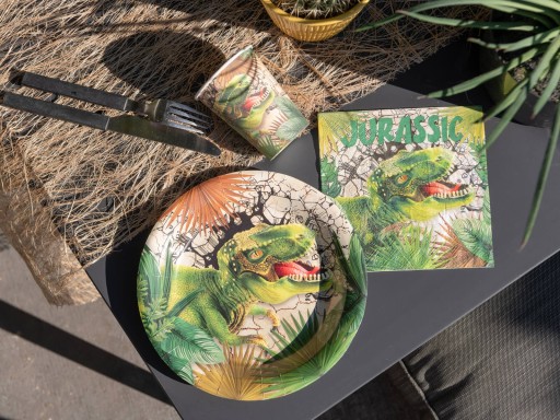 Dinosaury papierové poháre 270 ml, 10 kusov