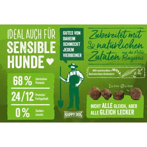 HAPPY DOG NaturCroq Mini Lamm & Reis 800 g jahňacie a ryža + ZADARMO