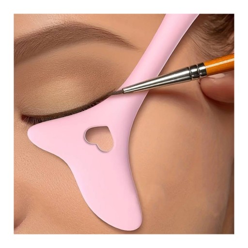 Šablóna na očné linky na očný make-up, fialový