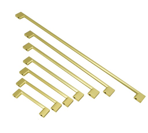 GOLD nábytková úchytka 128 mm ku klasickej kuchynskej skrinke LOFT UA10 TECHNO
