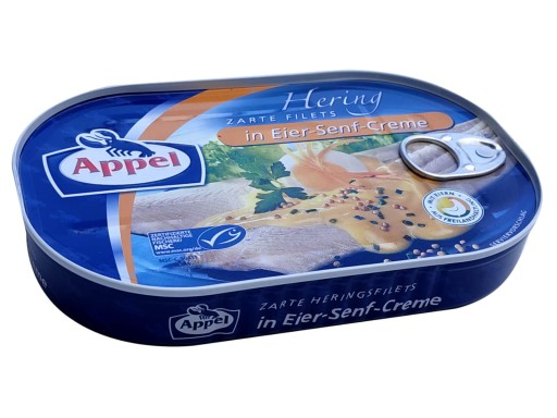 Appel Sleď Filets Eier-Senf-Creme 200g