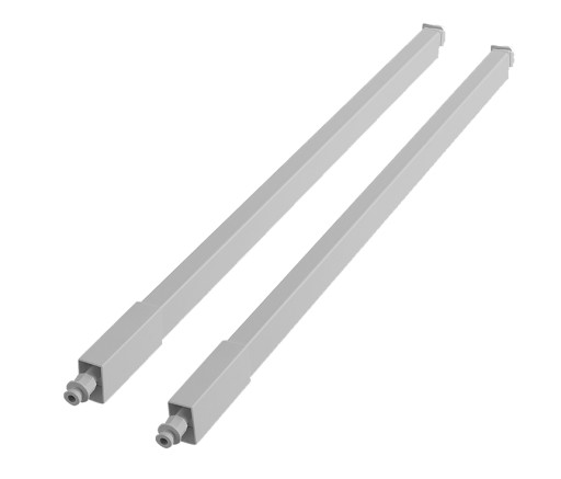 OBDŽNÍKOVÉ HORNÉ ZÁBRADLIE MODERNÁ BOX GTV L500 GREY