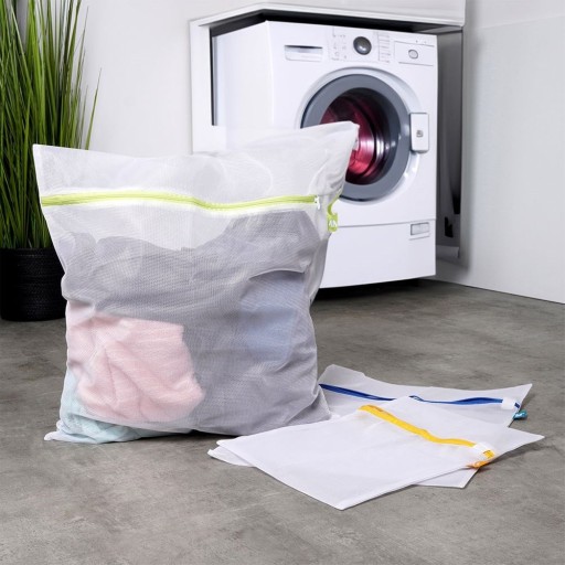 3x Sieťované vrecko LAUNDRY na pranie spodnej bielizne, ponožiek, podprseniek v práčke