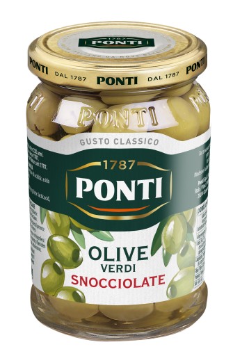 Ponti zelené olivy bez semien 290g/130g