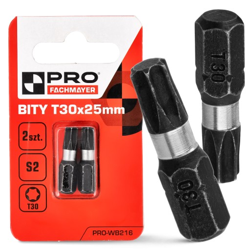 NÁRAZOVÉ HROTY ÚRAZOVÝ BIT SILNÝ SKRUTKOVACÍ BIT TX30 25 MM