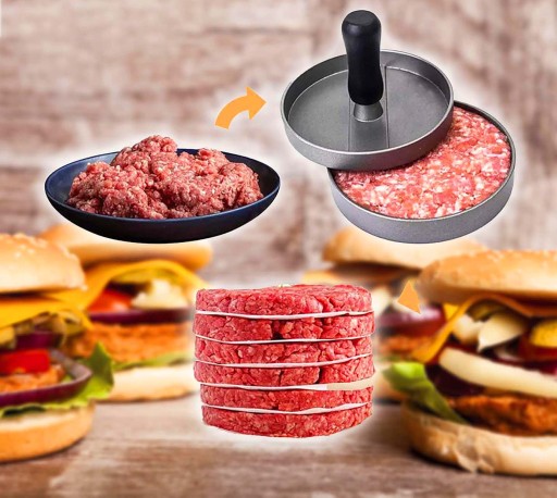 HLINÍKOVÁ LIŠOVACIA FORMA NA BURGEROVÉ KARTY 11,5 cm GRILOVACÍ LIS NA HAMBURGERY