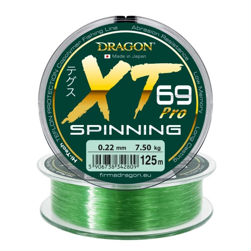 Dragon XT69 Pro Spinning vlasec 0,22 mm 125 m