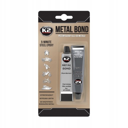 K2 METAL BOND DVOJZLOŽKOVÉ RÝCHLO METALOVÉ LEPIDLO