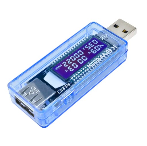 METER VOLTMETER USB NAPÄTIE TESTER AMPÉRMETER