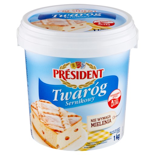 Tvarohový tvarohový koláč v prezidentovom vedierku 1kg