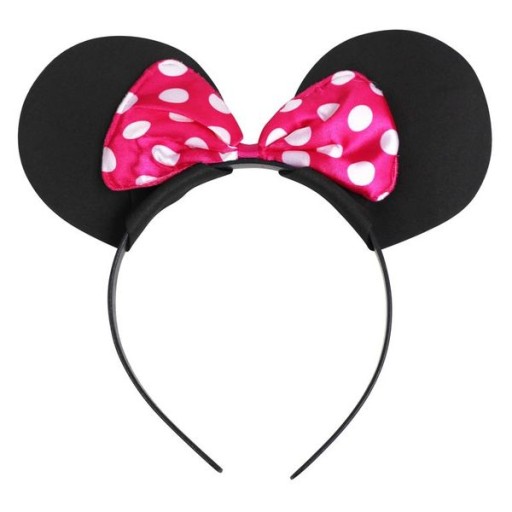 ČELENKA S MAŠĽOU S UŠKAMI MICKEY MINNIE MOUSE, FUCHSIA