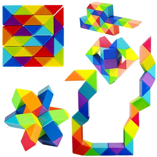 MAGIC RAINBOW SNAKE PUZZLE MAGIC SNAKE 36 EL FAREBNÝ