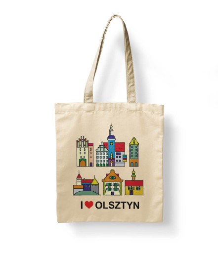 Ekologická bavlnená taška s mestskou potlačou