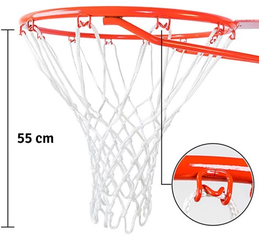 SIEŤKA NA KOŠÍK KRÚŽOK, HRUBÁ Šnúrka NA BASKETBALOVÝ KOŠÍK 7MM AG300A