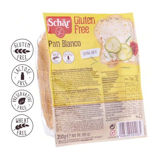 Pan Blanco - BEZSKLENENÝ biely chlieb. 250 g
