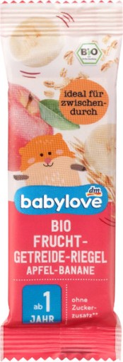 Babylove ovsená tyčinka s jablkom a banánom