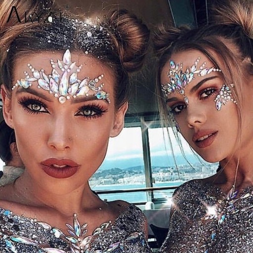 NÁLEPKY KRYŠTÁLOV TVÁR ZIRKÓNOVÝCH DIAMANTOV