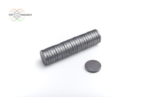 Cylindrický feritový magnet MW 20x3 F30, sada 50 kusov