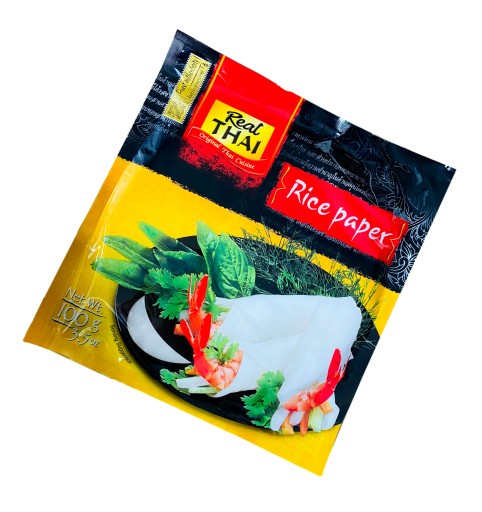 Guľatý ryžový papier 22cm 100g Real Thai