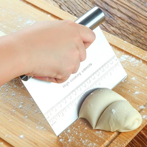 KOVOVÁ STIERKA VEĽKÁ ŠKRABKA TORTA Nôž VEĽKÁ KRÉMOVÁ TORTA HMOTA