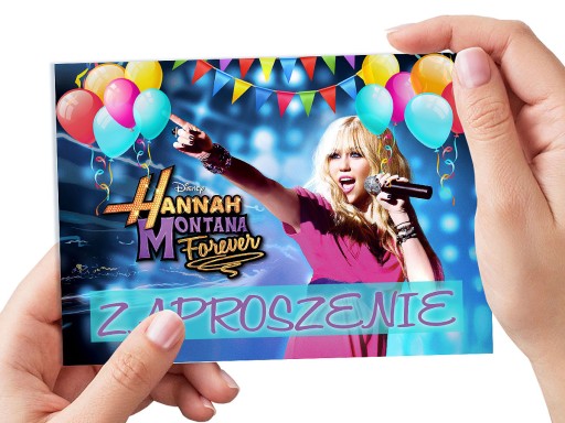 POZVÁNKA DIEŤAŤA HANNAH MONTANA + OBÁLKA ZDARMA