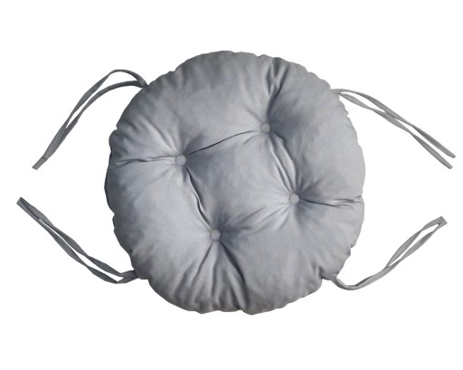 Podsedák na stoličku na stoličku 35cm SVETLO SIVÁ KRUH