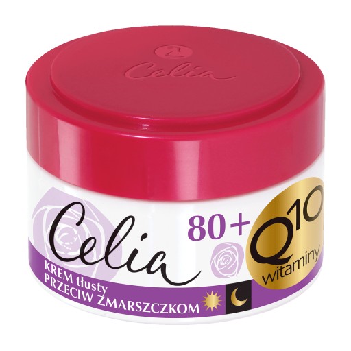 Celia Q10 Vitamíny 80+ mastný krém s elastínom 50 ml