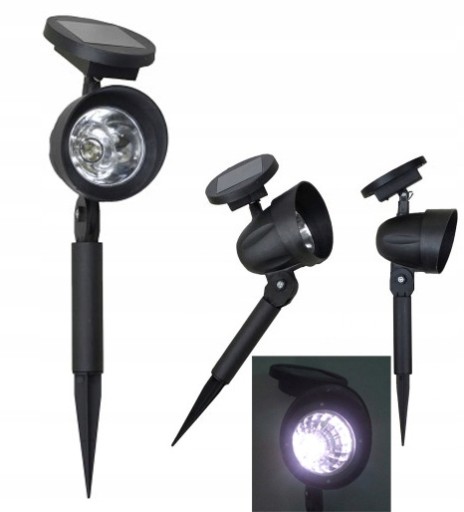 Záhradná lampa SOLAR REFLECTOR, LED COLD, zápustná