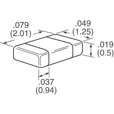 Keramický kondenzátor AVX 8.2nF/50V 0805 50 kusov
