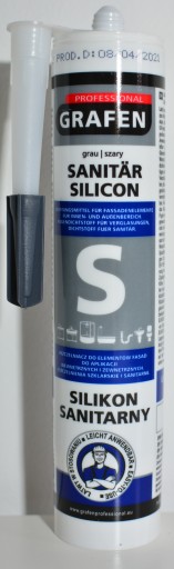 Grafénový sanitárny silikón sivý 280ml Mold Stop