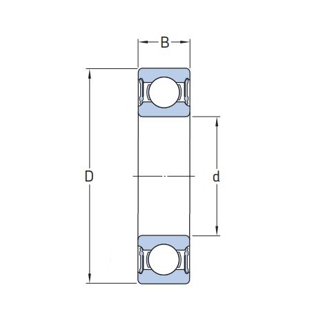 Ložisko 6203 2RSH C3 17X40X12 SKF
