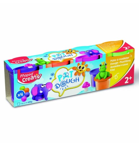Hracie cesto pre deti na modelovanie, 4 farby Maped Creativ