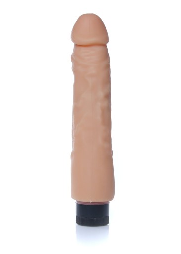 Real Skin batériou napájaný realistický vibrátor telovej farby - Boss of Toys
