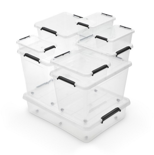 PLASTOVÁ NÁDOBA S VEKOM NA LEGO KOLY 12,5L