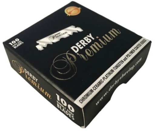 Polovičné žiletky Derby Premium 100 ks.