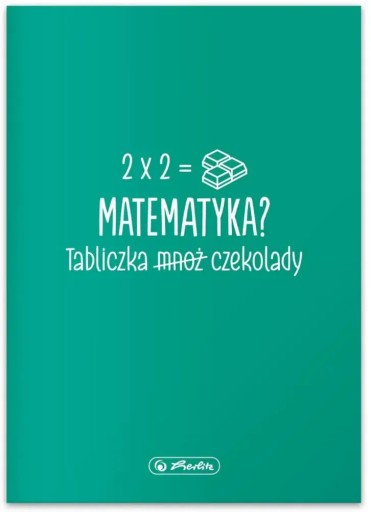 Matematický zošit A5, štvorčekový, s hárkom Herlitz, 60 kariet x 2