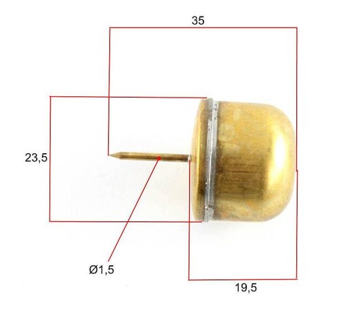 plavák karburátora romet FUEL pre Romet Komar Kadet Motorynka Ogar COPPER
