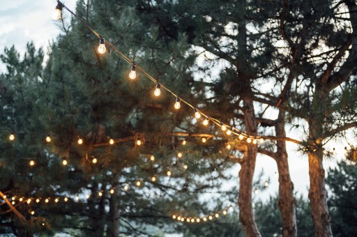 5x E27 LED žiarovka 1W 2700K retro dekoratívna slza na girlandy