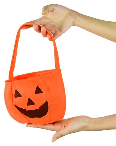Sladká taška na Halloween tekvica