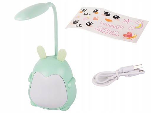 LED RGB USB stolná lampa pre deti na učenie sa čítania, 3 režimy