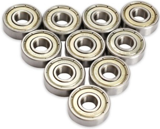 SADA 10ks GULIČKOVÉ LOŽISKO 608ZZ 8x22x7mm